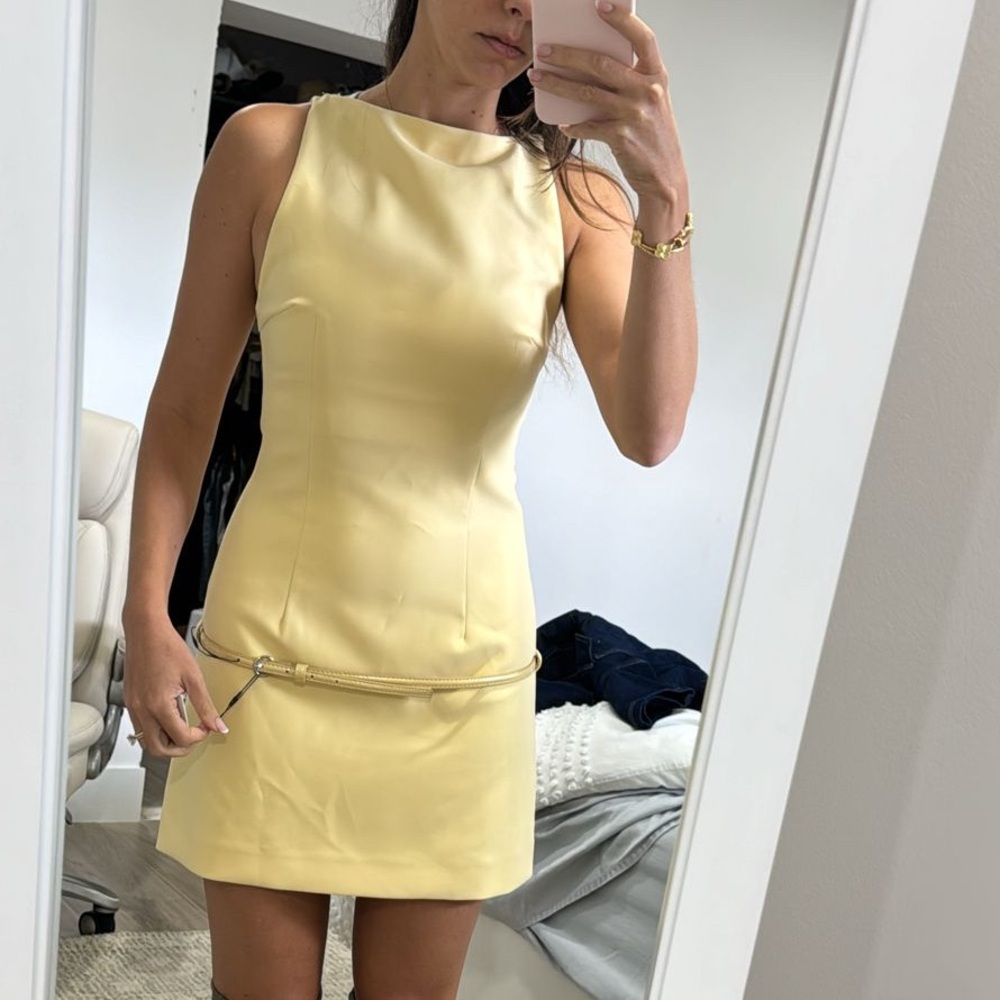 Belt dress